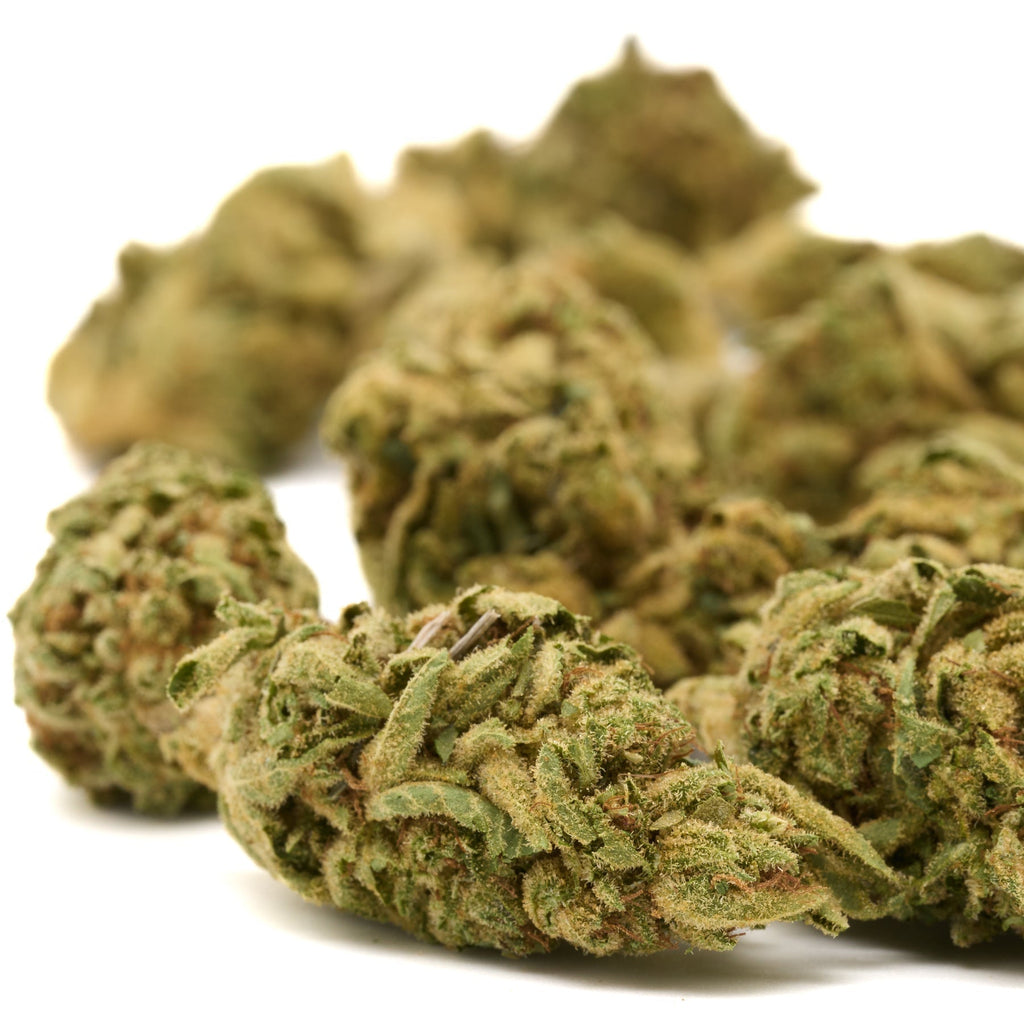 Dried Gorilla Glue THCA hemp flower buds from Greenhouse for premium hemp flower product