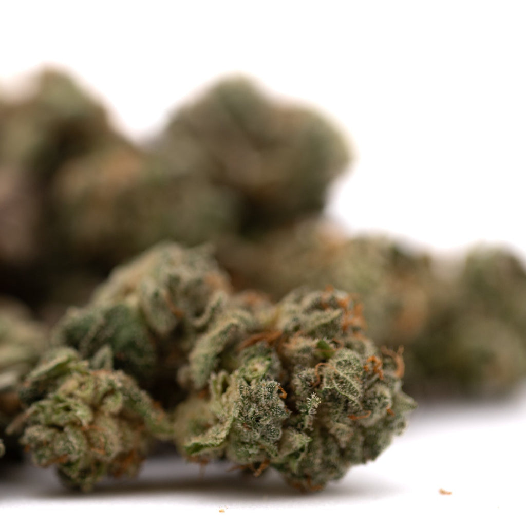 Dried purple wedding hemp flower THCa smalls for premium cannabis products