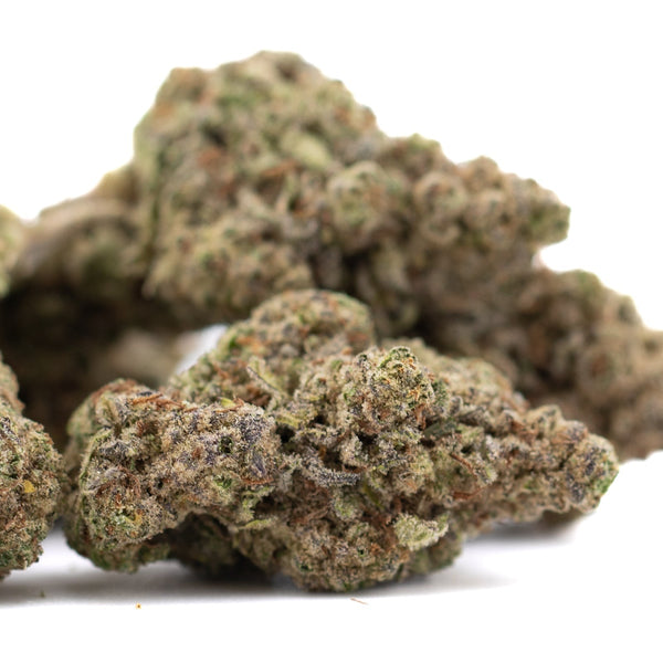 Premium green Super Runtz THCa hemp flower with dense trichomes and earthy aroma