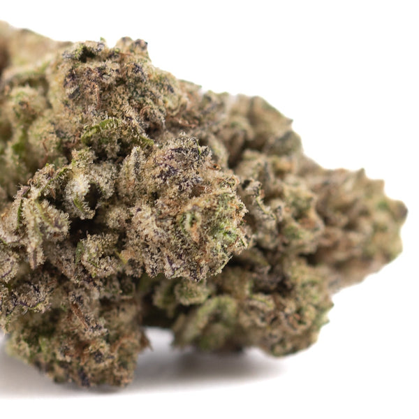 Premium Zkittlez Cross THCa hemp flower bud with trichomes and fruit flavors